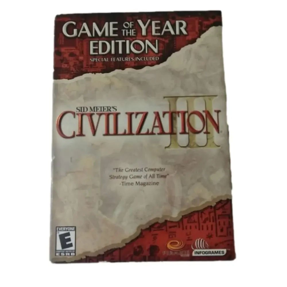 Sid Meier's Civilization III Game of the Year Edition Computer Strategy Game